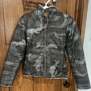 Northface Girls reversible jacket